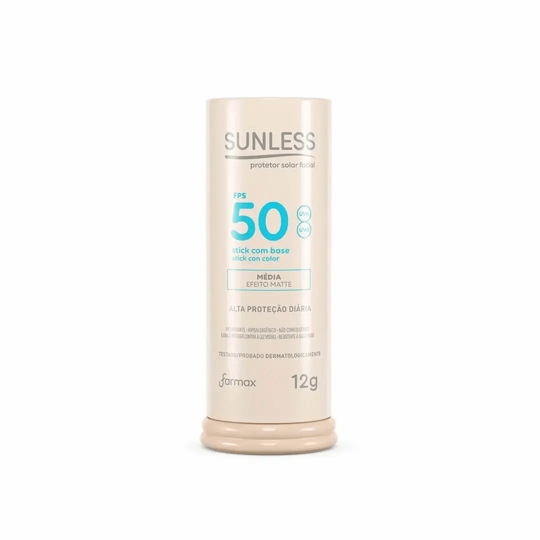 Protetor Solar Facial FPS50 Sunless com Base Média 12g