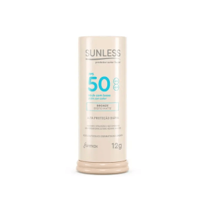 Protetor Solar Facial FPS50 Sunless com Base Bronze 12g