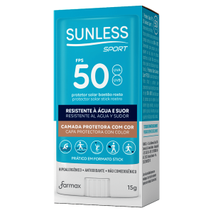 Protetor Solar FPS50 Bastão Sunless Sport 15g