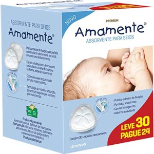 Absorvente Para Seios Amamente 30 Unidades