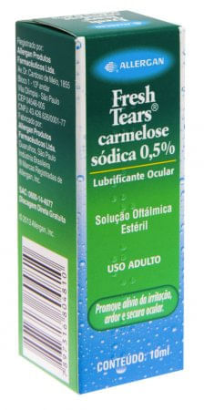 Fresh Tears 5MG/ML Solução oftálmica - Frasco com 10 mL