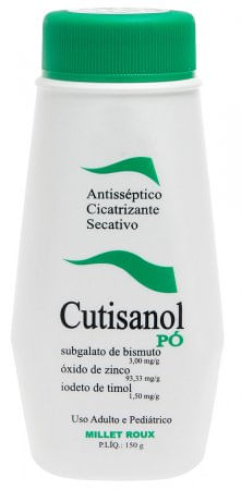 Cutisanol 3mg/g + 93.33mg/g + 1.5mg/g Pó de Uso Tópico - Frasco com 150g