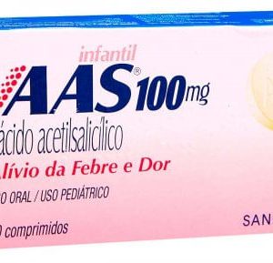 AAS Infantil 100mg - Caixa com 30 Comprimidos