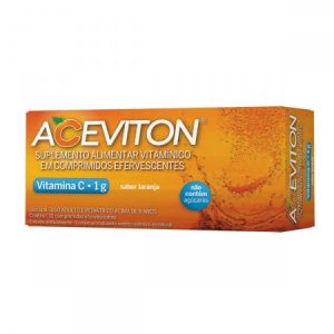 Aceviton Imunidade Sabor Laranja 10 Comprimidos Efervescentes