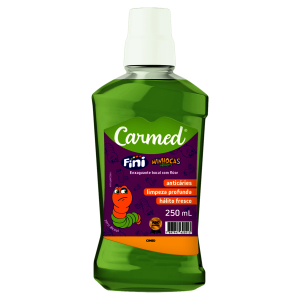 Enxaguante Bucal Carmed Fini Minhocas com 250mL