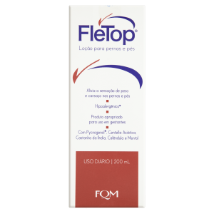 Loção para Pernas e Pés Fletop 200mL