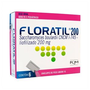 Floratil 200mg/g Caixa com 6 Sachês Sabor Tutti-Frutti