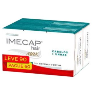 Imecap Hair Max Cabelos e Unhas Kit Caixas com  60 e 30 Cápsulas