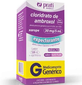 Cloridrato de Ambroxol 30mg/5mL Xarope - Frasco com 120 mL