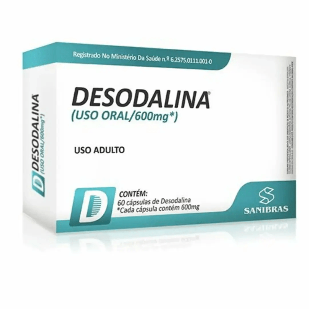 Desodalina 600mg 60 Cápsulas