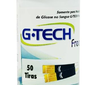 Tiras Reagentes para Glicemia 50 Unidades Free 1 G-Tech