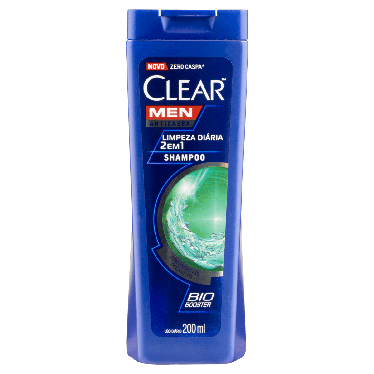 Shampoo Anticaspa Clear Men Limpeza Diária 200ml