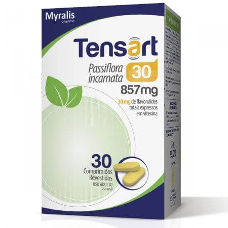 Tensart 857mg Comprimido Revestido - Caixa com 30 Comprimidos