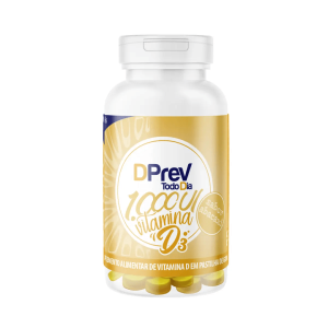 Dprev 1000UI Todo Dia Sabor Abacaxi 30 Gomas Mastigáveis