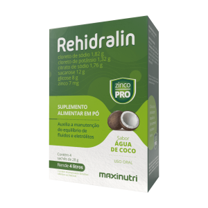 Rehidralin Sabor Água de Coco 4 Envelopes 28g