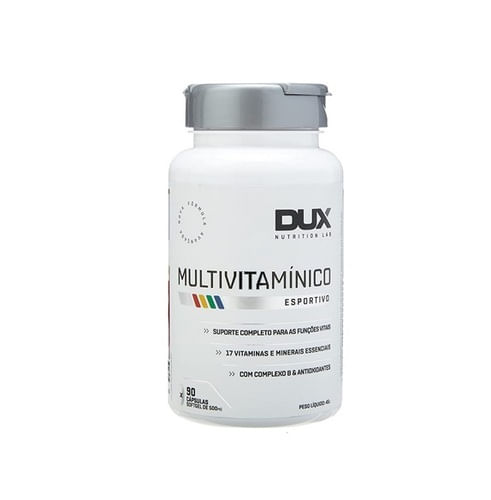 Multivitamínico Esportivo Dux Nutrition frasco com 90 cápsulas