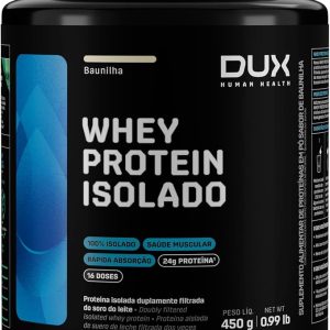 Whey Protein Isolado DUX Sabor Baunilha Pote 450g