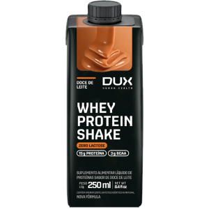 Whey Protein Shake DUX 15g Proteína Sabor Doce de Leite 250ml