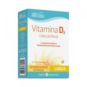 Vitamina D3 1000UI 30 Cápsulas