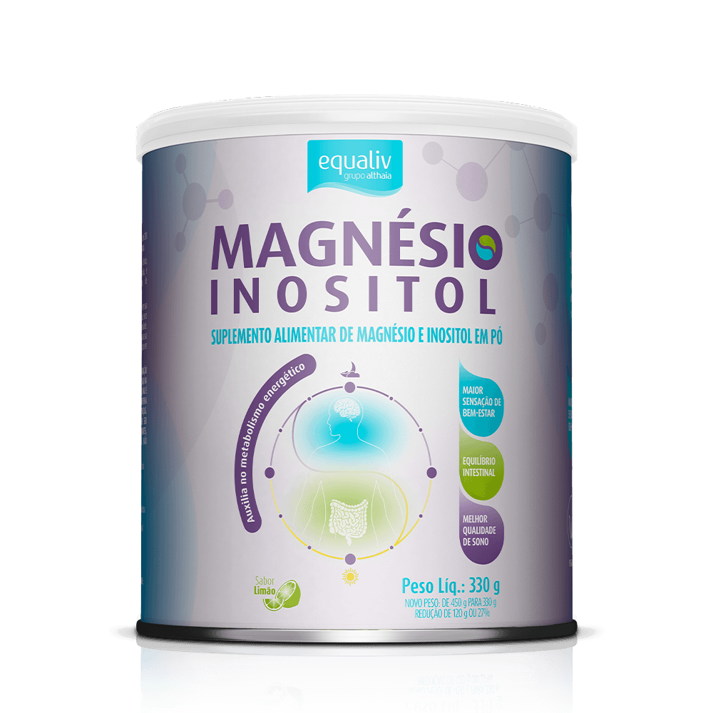 Magnésio Inositol Sabor Limão Equaliv 330g
