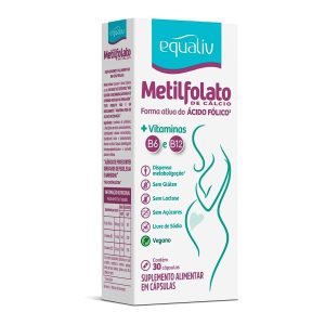Metilfolato de Cálcio 30 Cápsulas