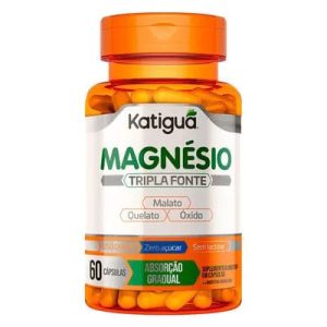 Magnésio Tripla Fonte 500mg - Caixa com 60 Cápsulas