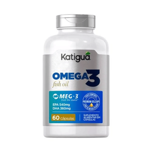 Ômega 3 EPA 450mg + DHA 360mg Katiguá 60 Cápsulas
