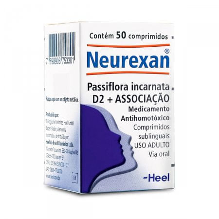 Neurexan Comprimido Sublingual - Frasco com 50 Comprimidos