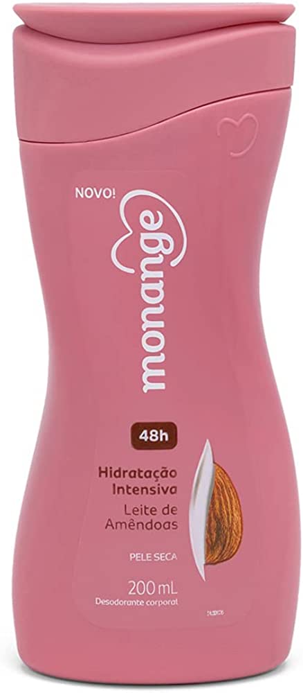 Monange Hidratação Intensiva Leite de Amêndoas Pele Seca Loção 200mL