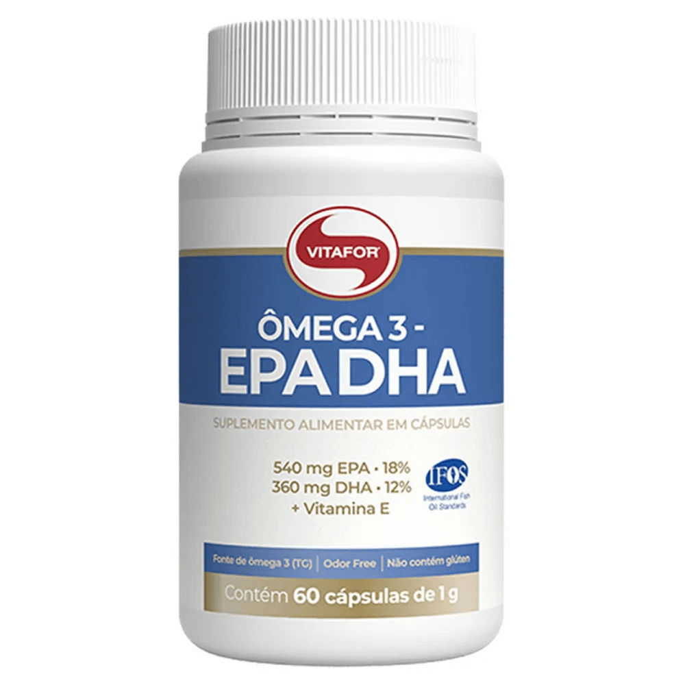 Ômega 3 EPA DHA Vitafor 60 Cápsulas