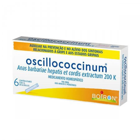 Oscillococcinum 200K Glóbulo - 6 Tubos com 1g