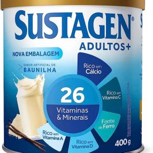 Sustagen Adultos + Sabor Baunilha Lata 400g