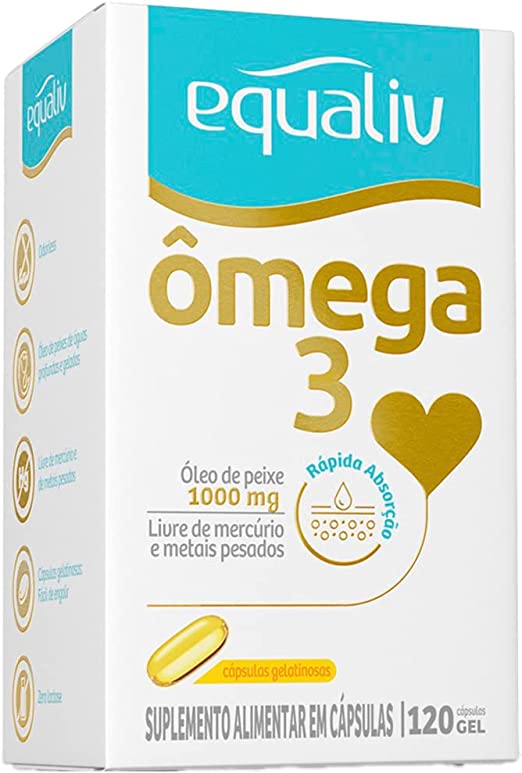 Ômega 3 1000mg Equaliv 120 Cápsulas