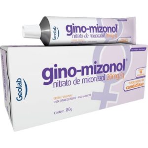 Gino Mizonol 20mg/g Creme Vaginal - Bisnaga com 80 g