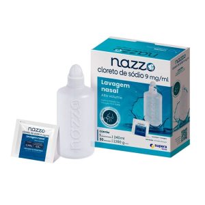 Nazzo Alto Volume 0,9% Frasco com 240mL + 30 Sachês de 1,08g