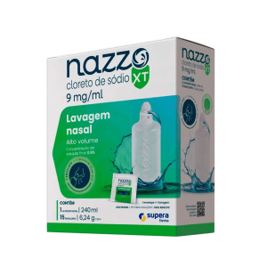 Nazzo XT 9mg/mL Lavagem Nasal 240mL + 15 Sachês