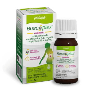 Buscoplex Composto 6.67mg/mL + 333.4mg/mL Solução Oral (Gotas) - Frasco com 20 mL