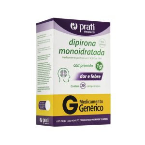 Dipirona 1g Comprimido - Caixa com 20 Comprimidos
