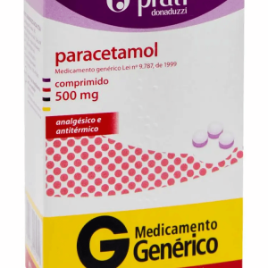 Paracetamol 500mg - 20 Comprimidos