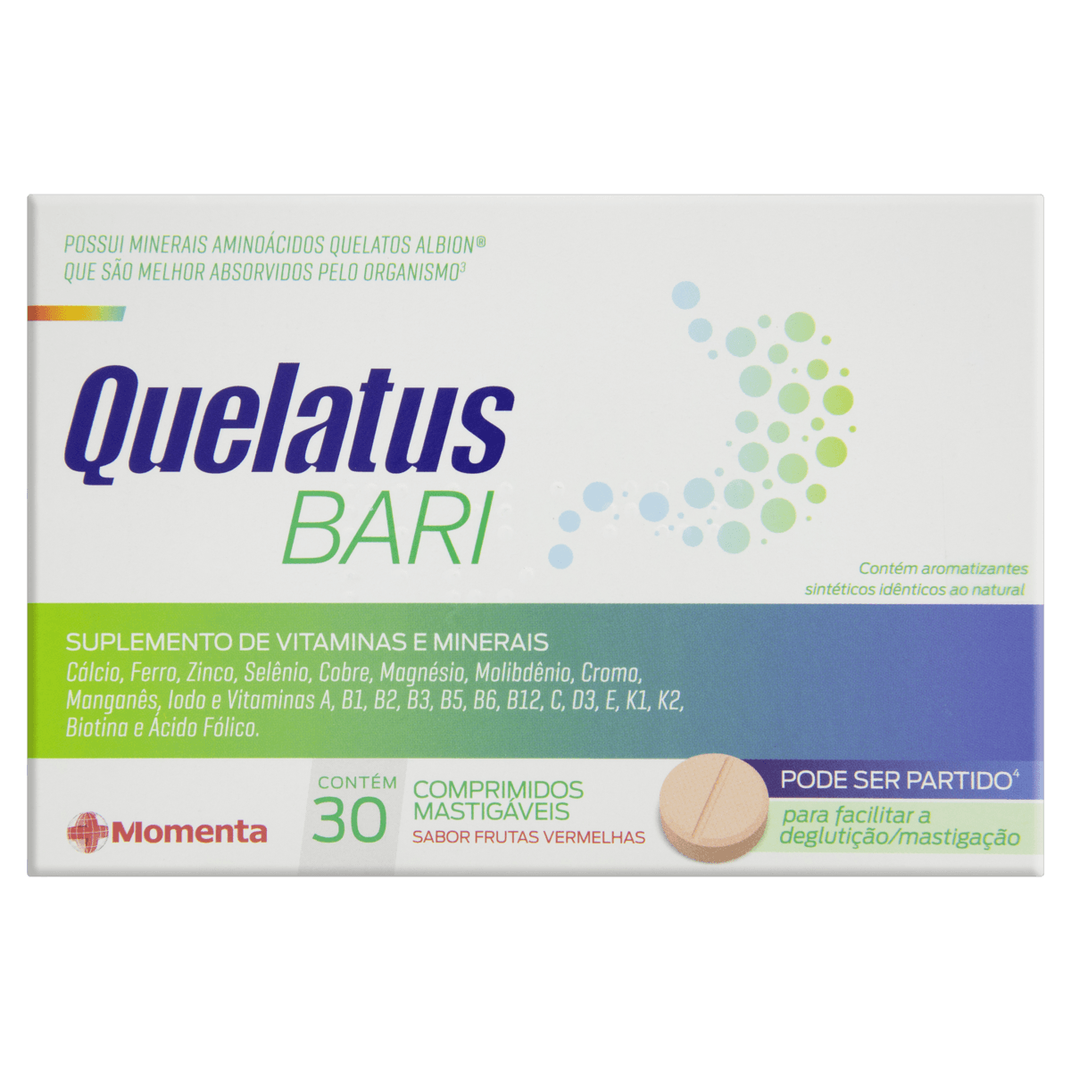 Quelatus Bari com 30 Comprimidos