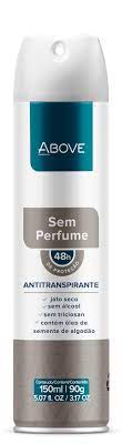 Desodorante Antitranspirante Aerossol Above Women sem Perfume 150mL