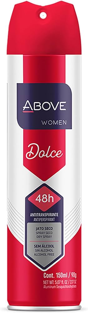 Desodorante Antitranspirante Aerossol Above Women Dolce Vita 48h 150mL