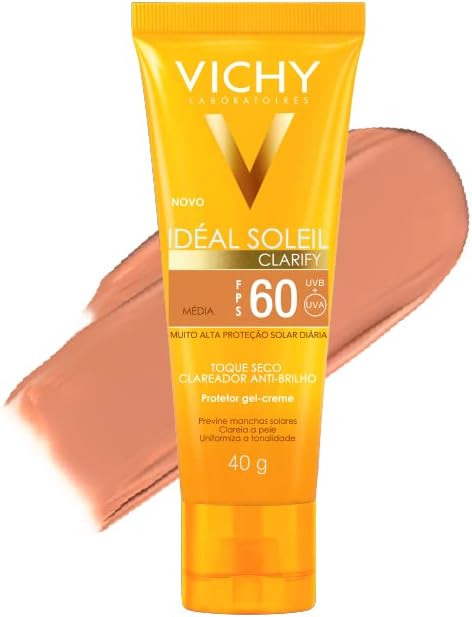 Protetor Solar FPS60 Ideal Soleil Clarify Média 40G