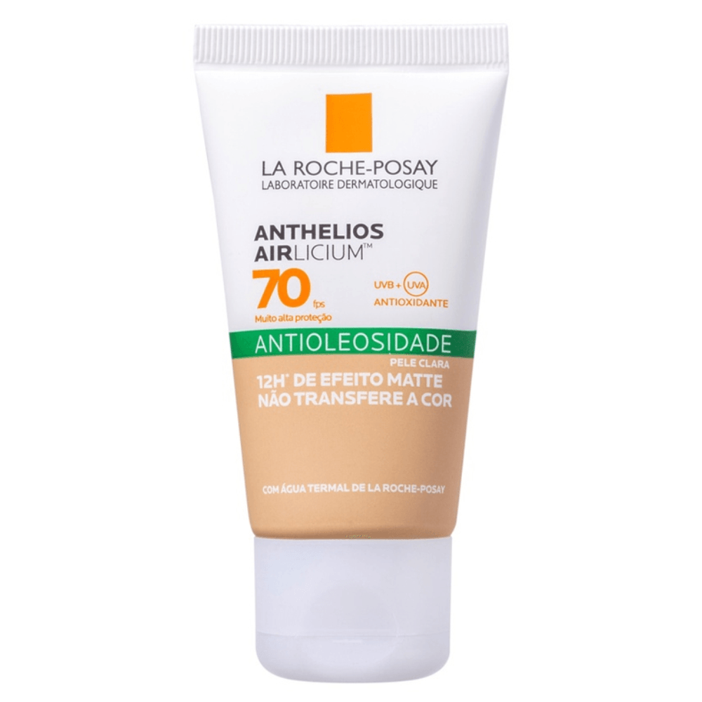 Protetor Solar Facial FPS70 La Roche Posay Anthelios Airlicium Antioleosidade Pele Clara 40G