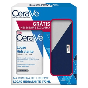Cerave Loção 473mL + Necessaire
