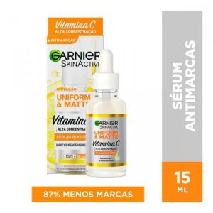 Serum Facial Antimarcas Uniform e Matte Garnier 15mL