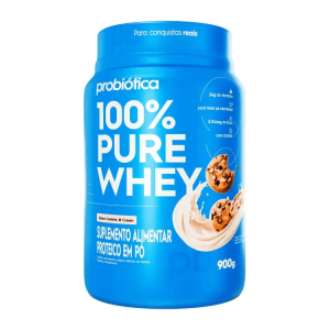 100% Pure Whey Cookies and Cream Probiótica 900g