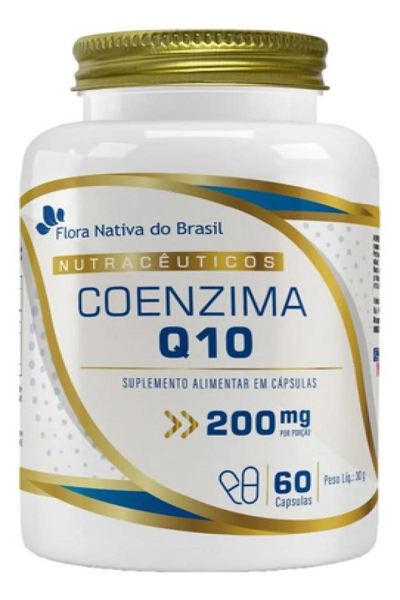 Coenzima Q10 200mg Flora Nativa com 60 Cápsulas