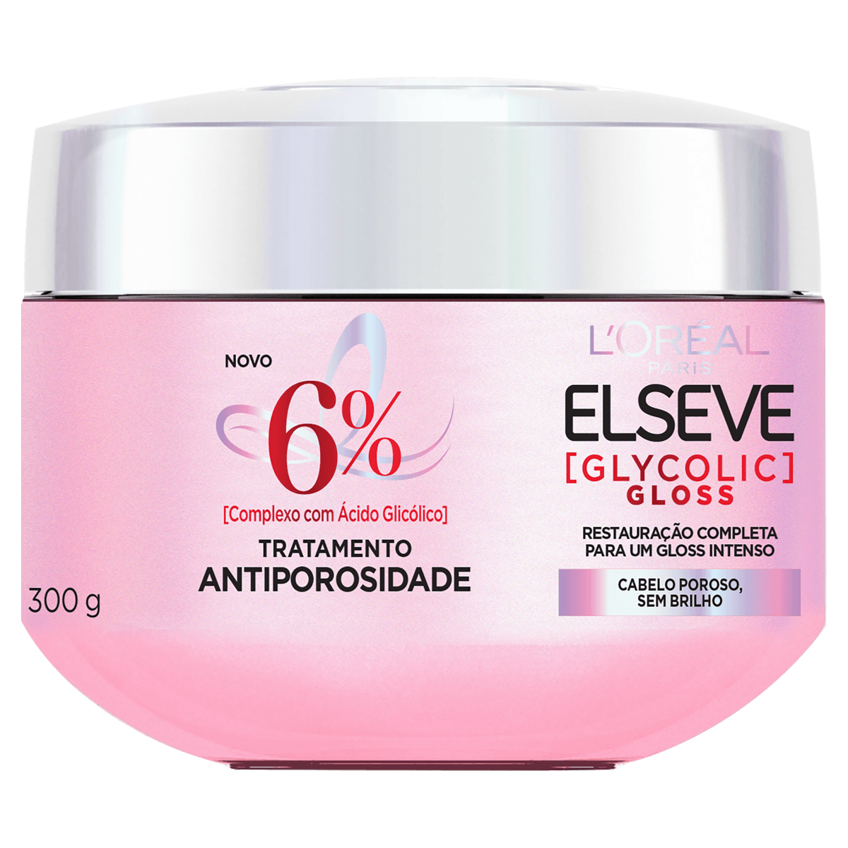 Creme de Tratamento Elseve Glycolic Gloss - Pote com 300g