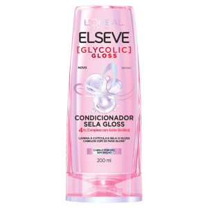 Condicionador Elseve Glycolic Gloss - Frasco com 200mL